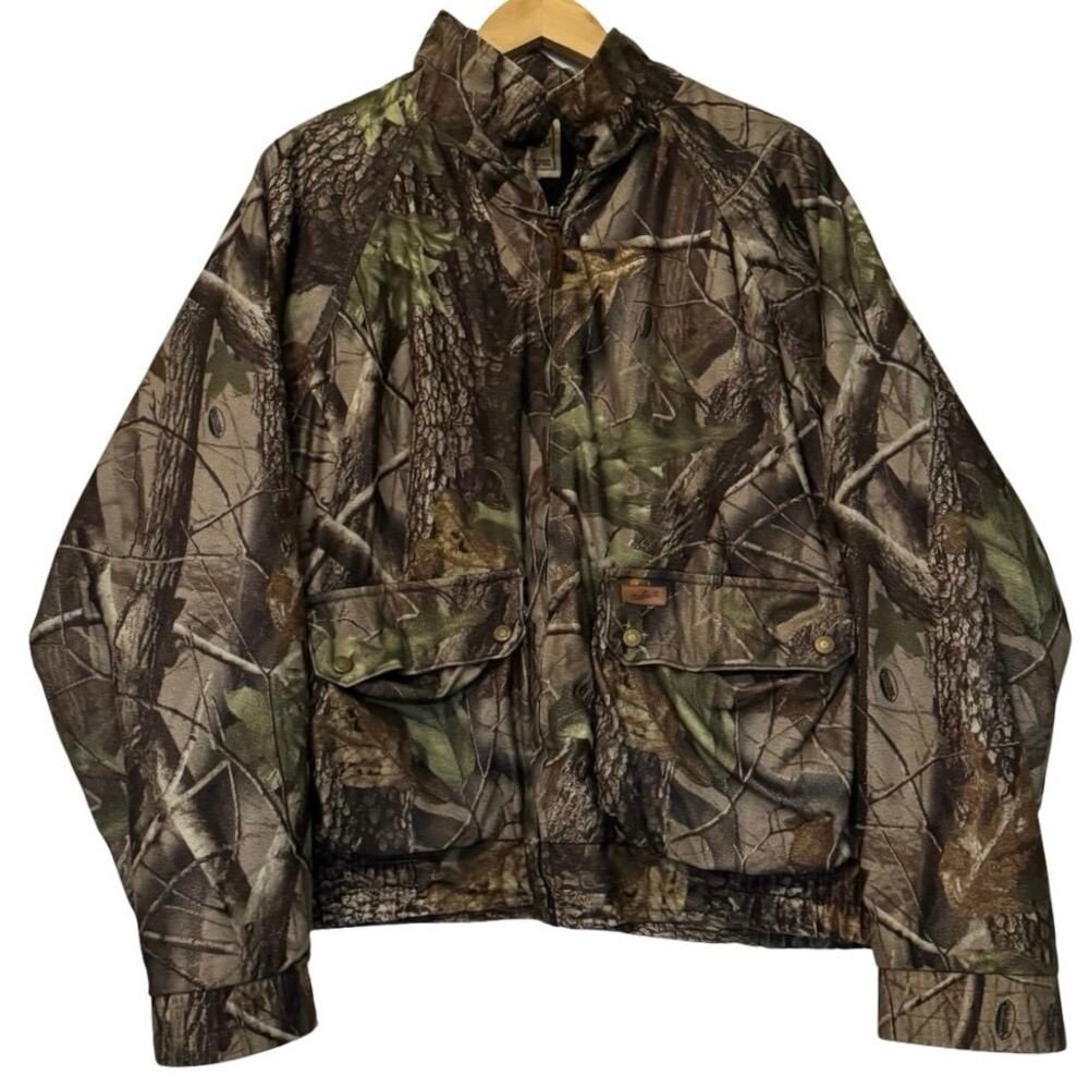 Vintage Woolrich Insulated Hunting Jacket  Realtree Hardwoods Camo L Large